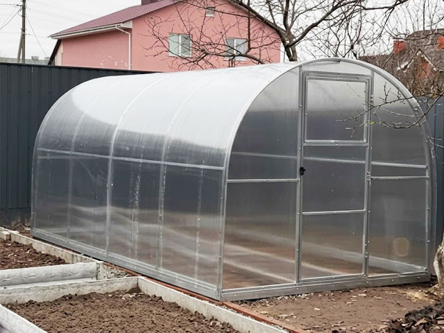 Теплиця з полікарбонату 200x500x200см